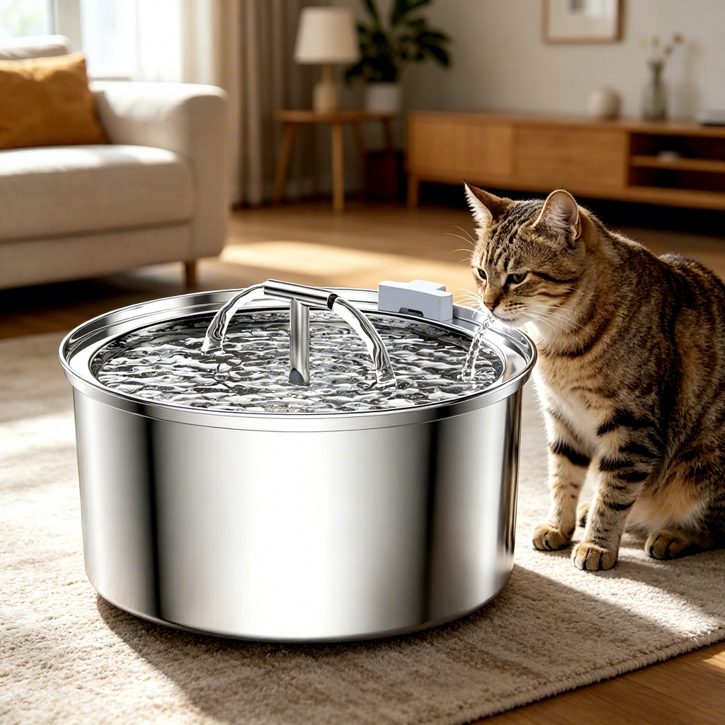 PETNEED Smart Pet Water Dispenser 3.2L Rustproof & Low-Noise for Apartments