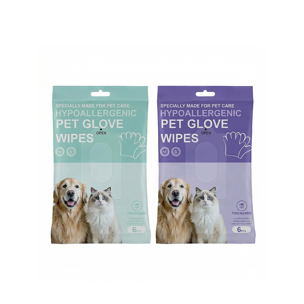 Pet Cleaning Wipes Gloves